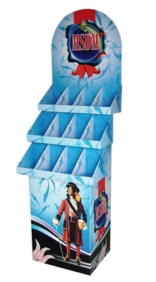 Cuadro de exhibición rectangular de papel de paleta de mercado de 1/4 personalizado